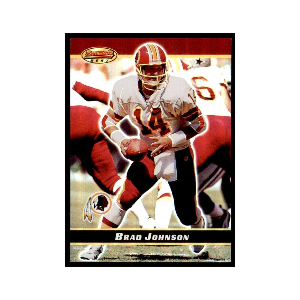 2000 Bowman's Best Brad Johnson Football Cards #26