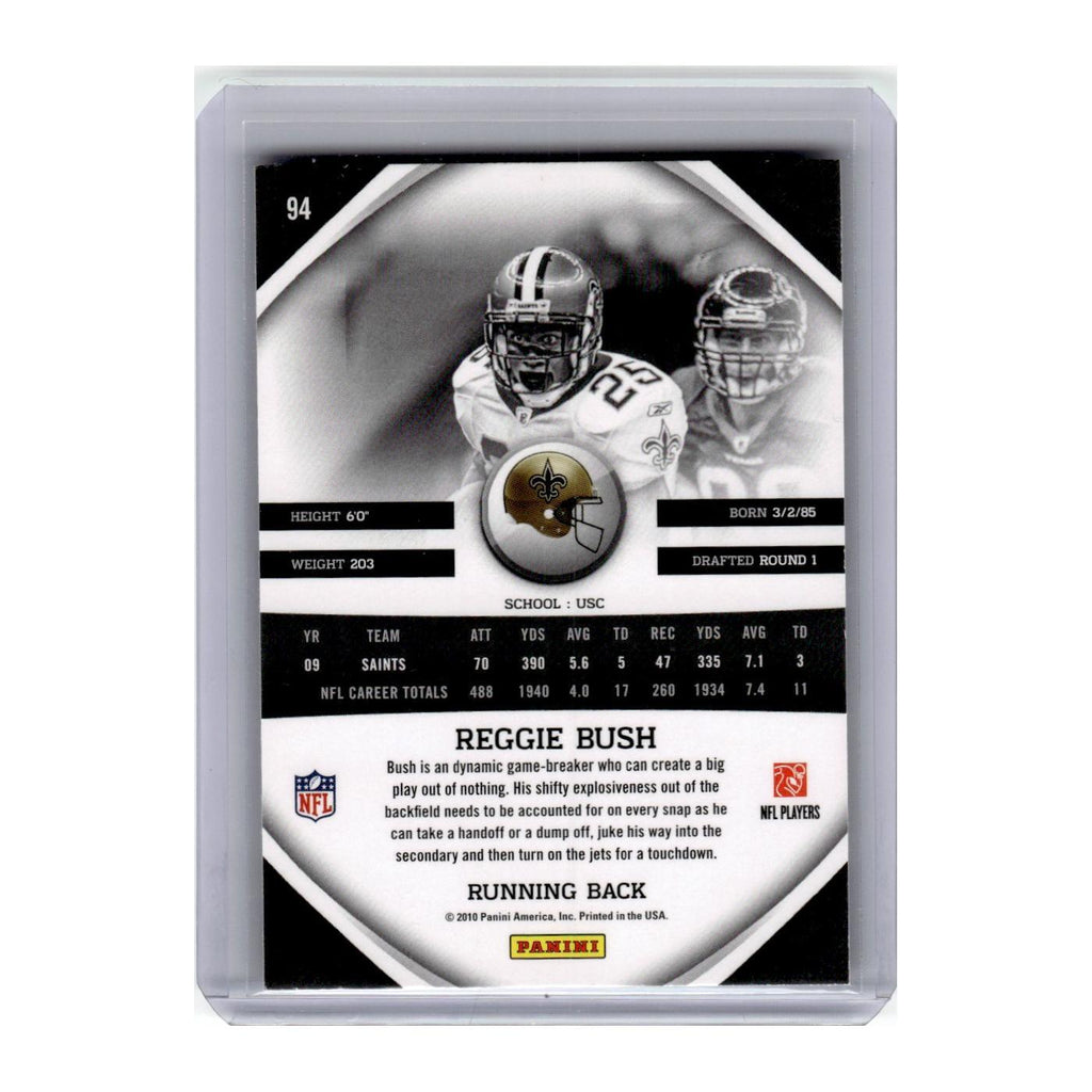 2010 Panini Gridiron Gear Reggie Bush Saints #94