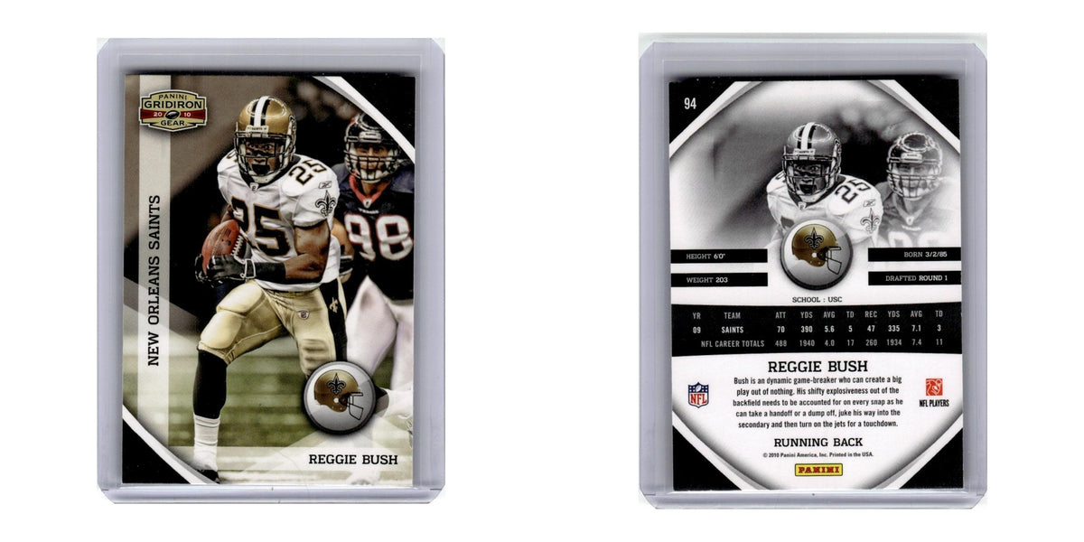 2010 Panini Gridiron Gear Reggie Bush Saints #94