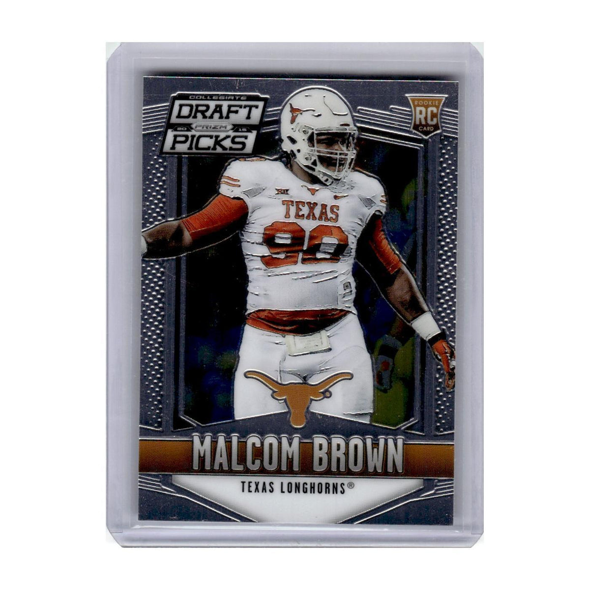 2015 Panini Collegiate Draft Picks Malcom Brown RC Texas Longhorns #217