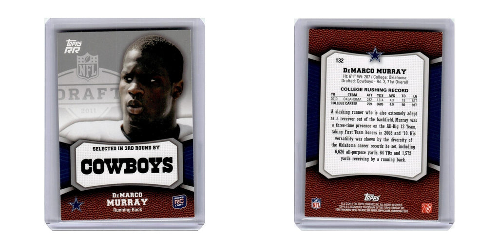 2011 Topps Rising Rookies DeMarco Murray Cowboys #132