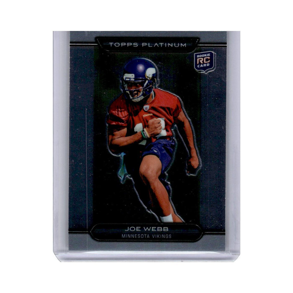 2010 Topps Platinum Joe Webb RC Vikings #102
