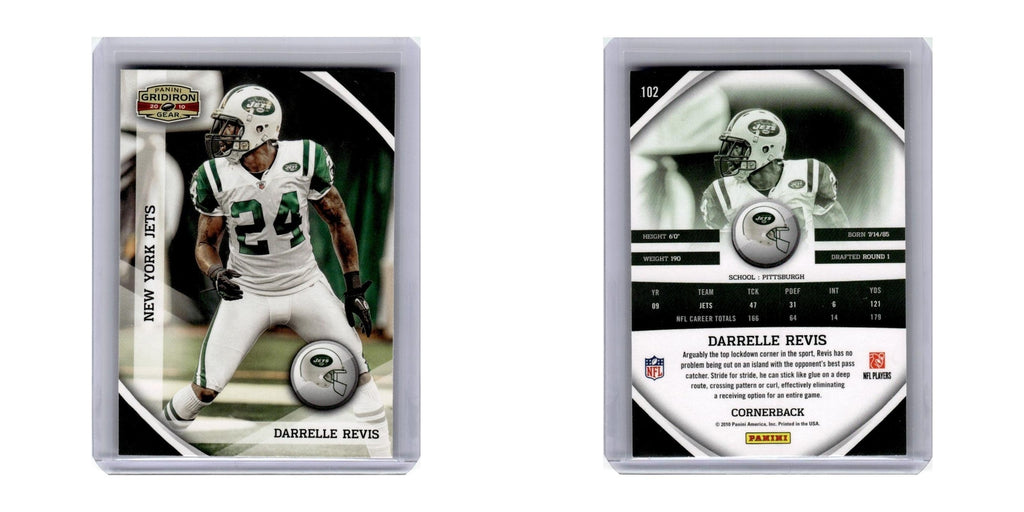 2010 Panini Gridiron Gear Darrelle Revis Jets #102