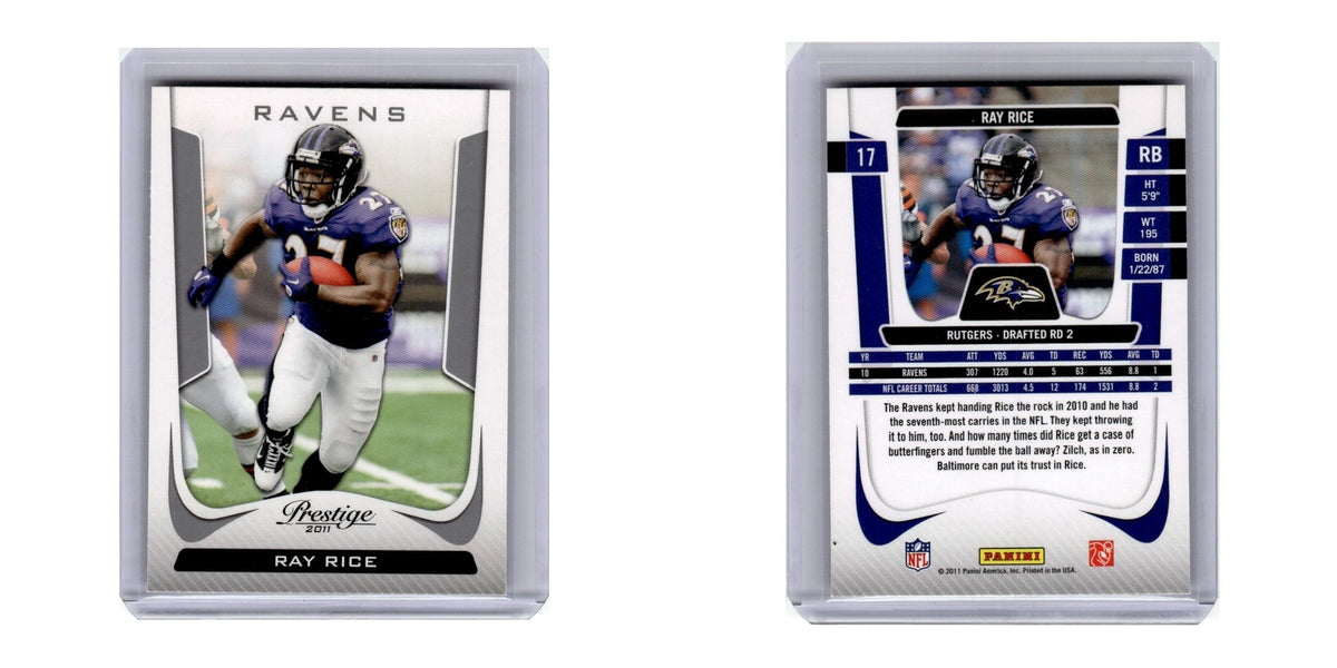 2011 Panini Prestige Ray Rice Ravens #17