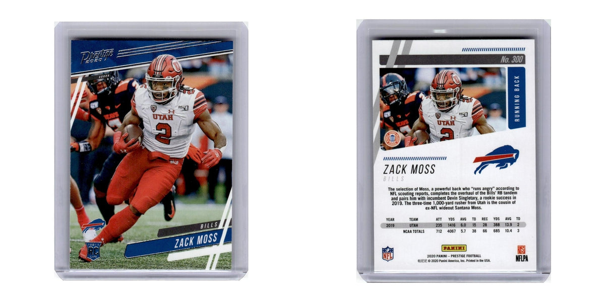 2020 Panini Prestige Zack Moss RC Bills #300
