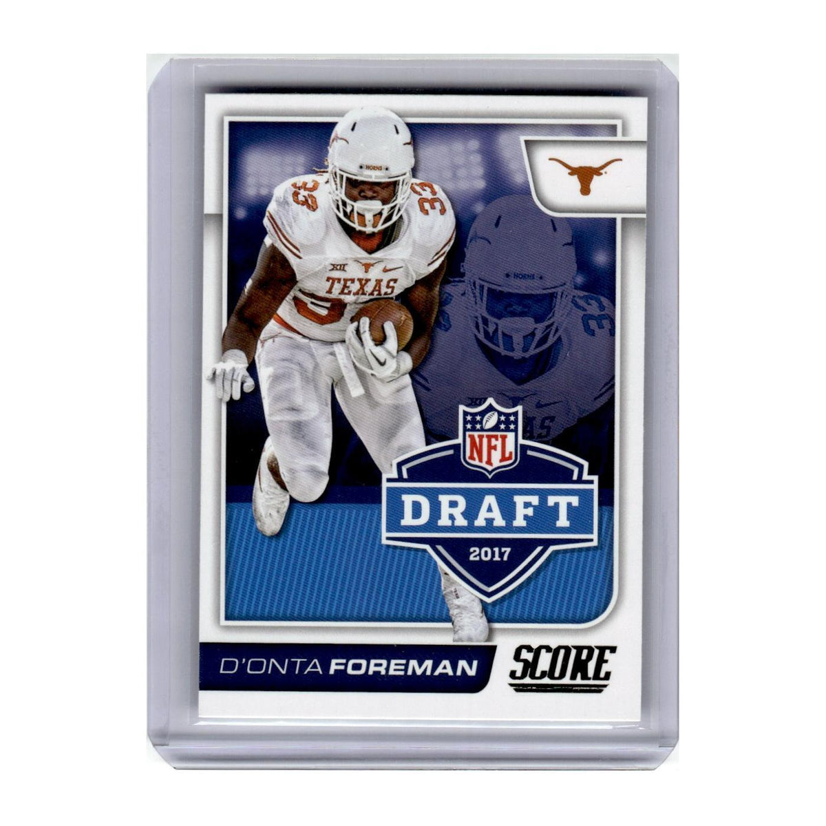 2017 Score NFL Draft D'Onta Foreman Texas Longhorns #18