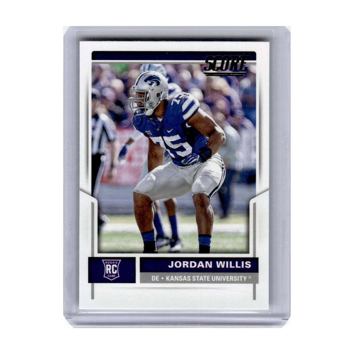 2017 Score Jordan Willis Kansas State Wildcats #364