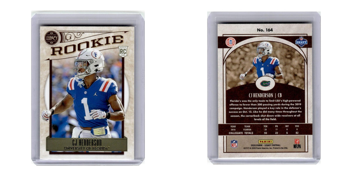 2020 Panini Legacy CJ Henderson RC Florida Gators #164