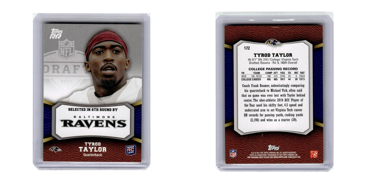2011 Topps Rising Rookies Tyrod Taylor Ravens #172