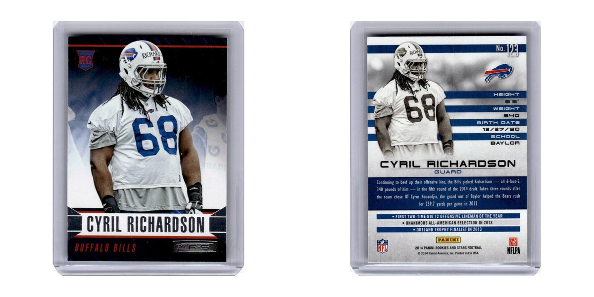 2014 Panini Rookies & Stars Cyril Richardson Bills #123