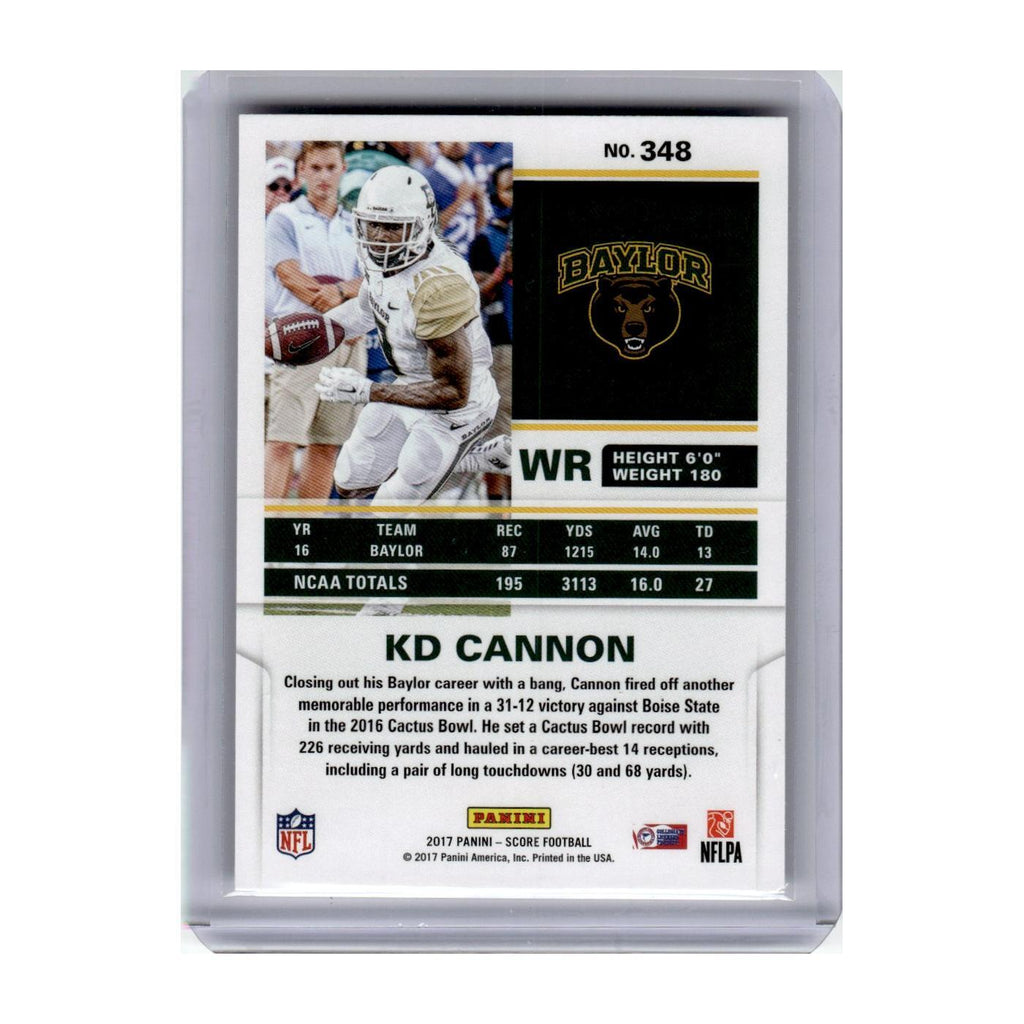 2017 Score KD Cannon Baylor Bears #348