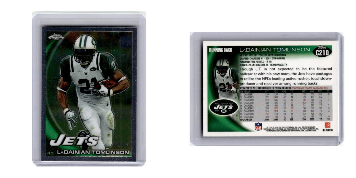 2010 Topps Chrome LaDainian Tomlinson Jets #C210