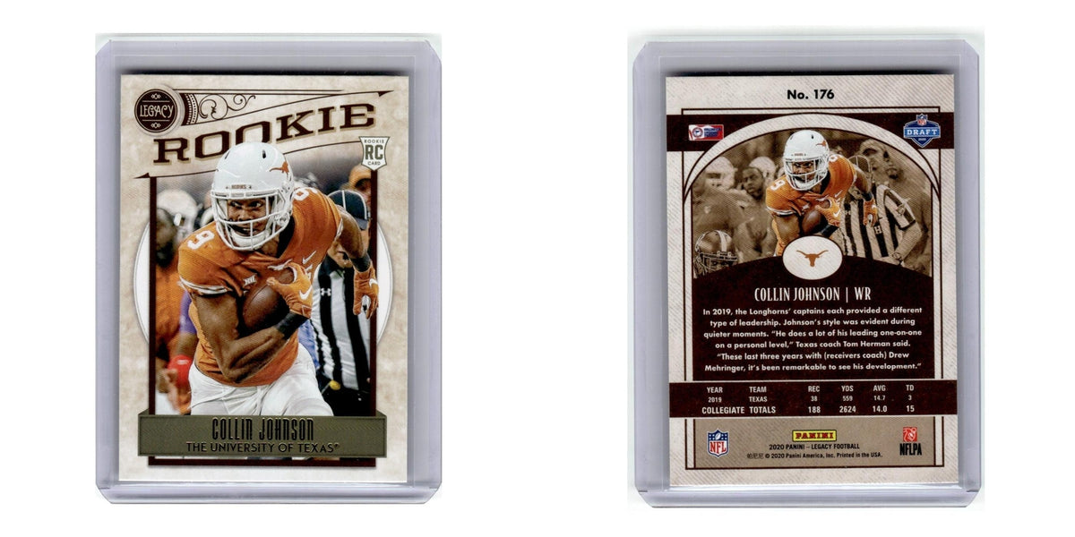 2020 Panini Legacy Collin Johnson RC Texas Longhorns #176