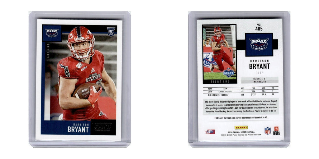 2020 Score Harrison Bryant RC Florida Atlantic Owls #405