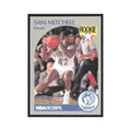 1990-91 NBA Hoops Sam Mitchell RC Timberwolves #188.0
