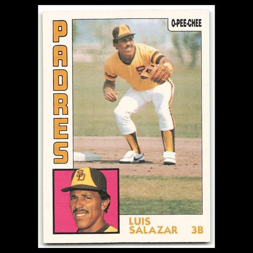 Luis Salazar #68 1984 O-Pee-Chee San Diego Padres Baseball Card MLB NM