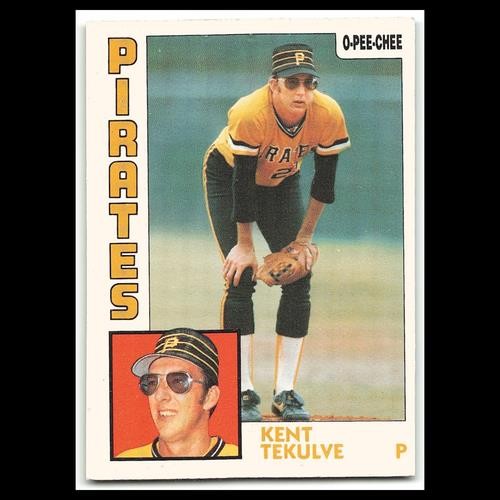 Kent Tekulve #74 1984 O-Pee-Chee Pittsburgh Pirates Baseball Card MLB NM