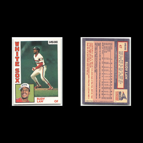 Rudy Law #47 1984 O-Pee-Chee Chicago White Sox Baseball Card MLB NM