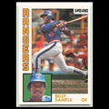 Billy Sample #12 1984 O-Pee-Chee Texas Rangers Baseball Card MLB NM