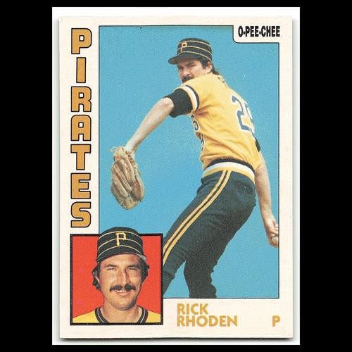 Rick Rhoden #46 1984 O-Pee-Chee Pittsburgh Pirates Baseball Card MLB NM
