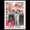 Johnnie LeMaster #107 1984 O-Pee-Chee San Francisco Giants Baseball Card MLB NM