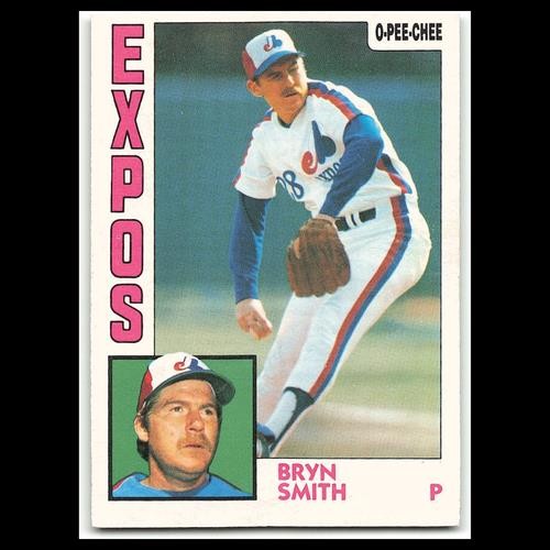 Bryn Smith #77 1984 O-Pee-Chee Montreal Expos Baseball Card MLB NM