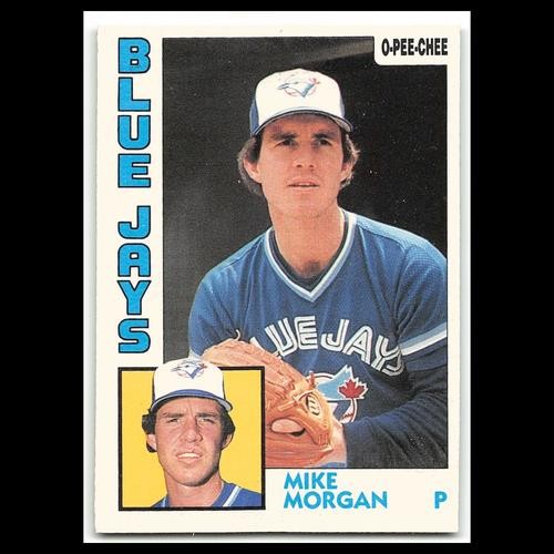 Mike Morgan #6 1984 O-Pee-Chee Toronto Blue Jays Baseball Card MLB NM