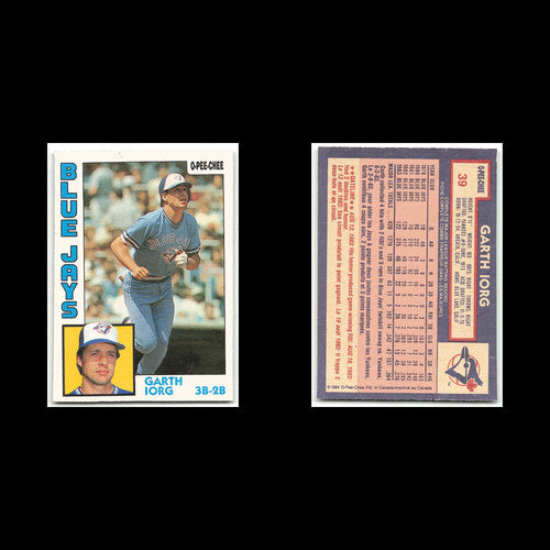 Garth Iorg #39 1984 O-Pee-Chee Toronto Blue Jays Baseball Card MLB NM