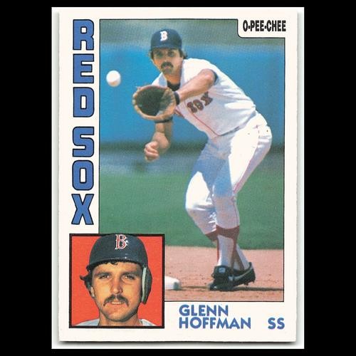 Glenn Hoffman #141 1984 O-Pee-Chee Boston Red Sox Baseball Card MLB NM