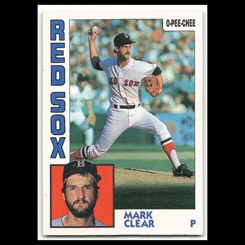 Mark Clear #148 1984 O-Pee-Chee Boston Red Sox Baseball Card MLB NM