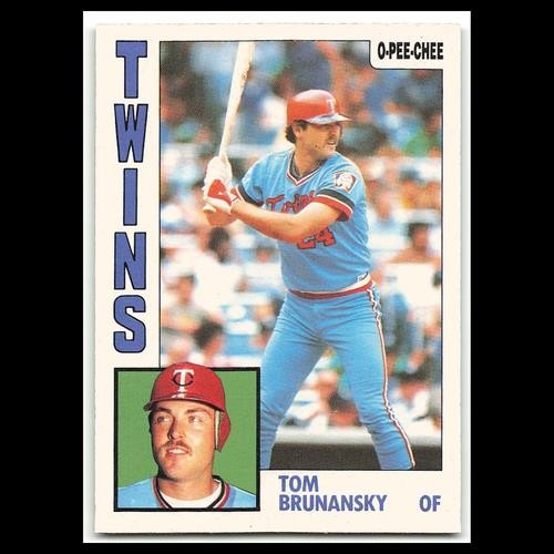 Tom Brunansky #98 1984 O-Pee-Chee Minnesota Twins Baseball Card MLB NM