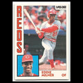Eddie Milner #34 1984 O-Pee-Chee Cincinnati Reds Baseball Card MLB NM