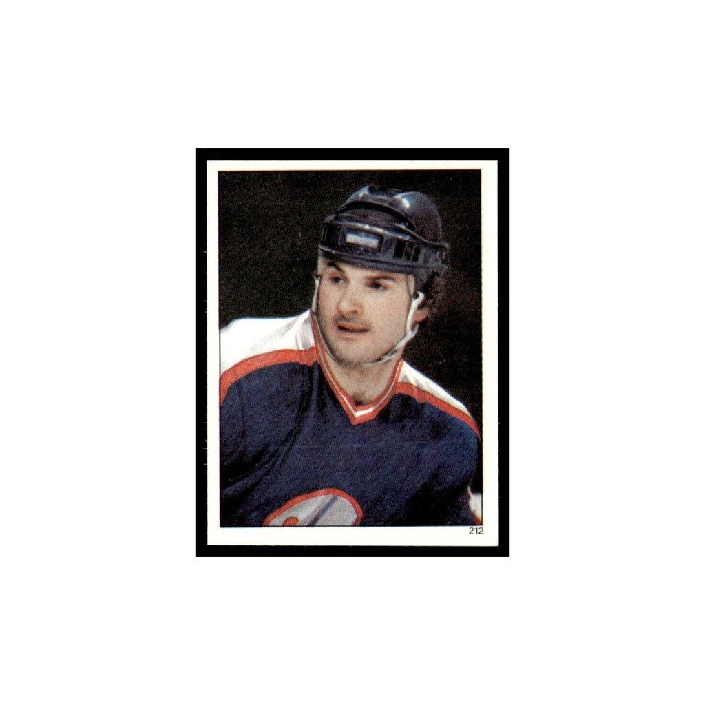Lucien DeBlois 1982 Topps Stickers #212 Winnipeg Jets Hockey Card EX