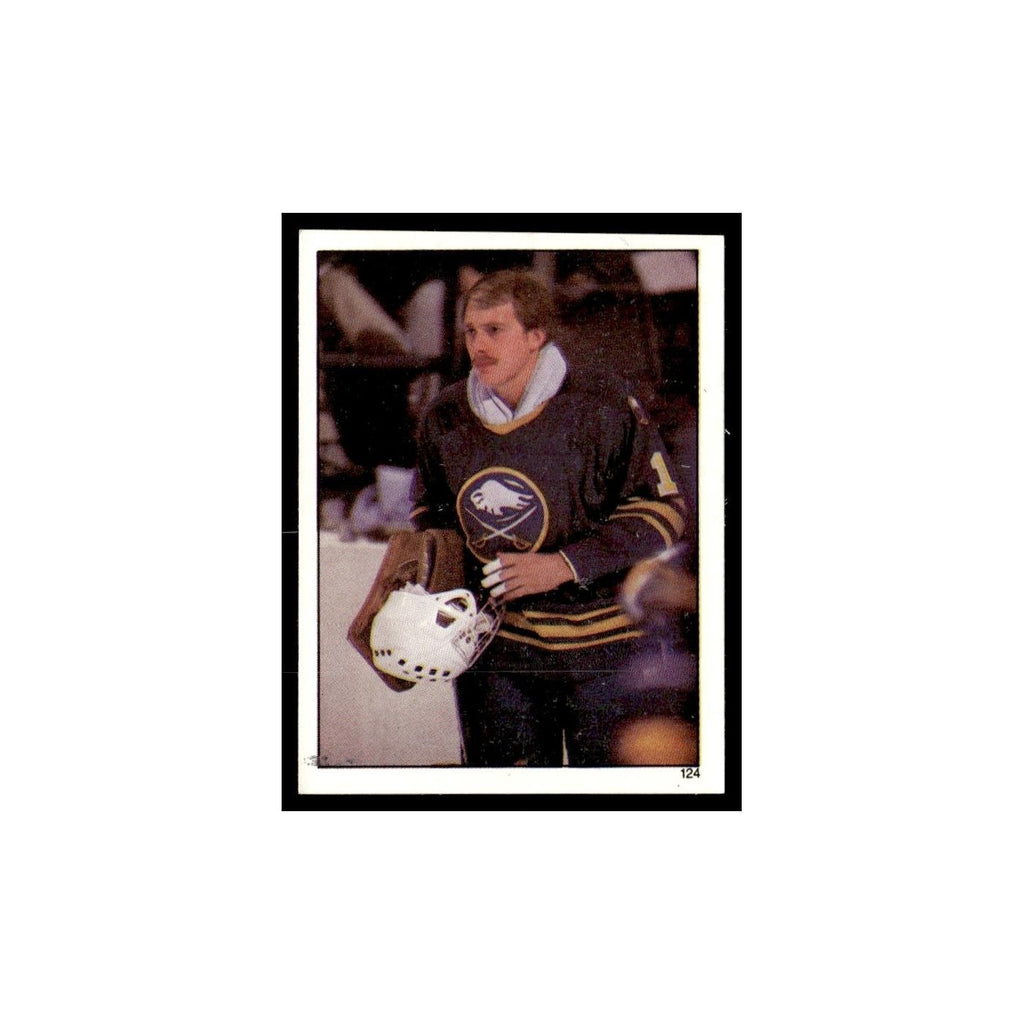 Don Edwards 1982 Topps Stickers #124 Buffalo Sabres Hockey Card EX