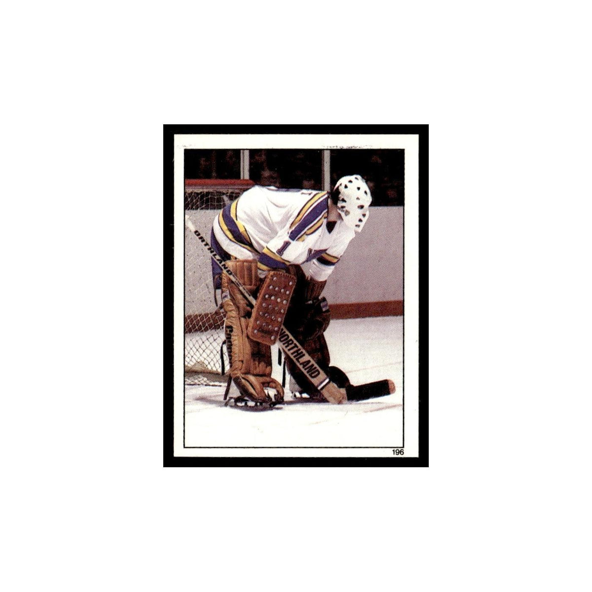 Mike Liut 1982 Topps Stickers #196 St. Louis Blues Hockey Card EX