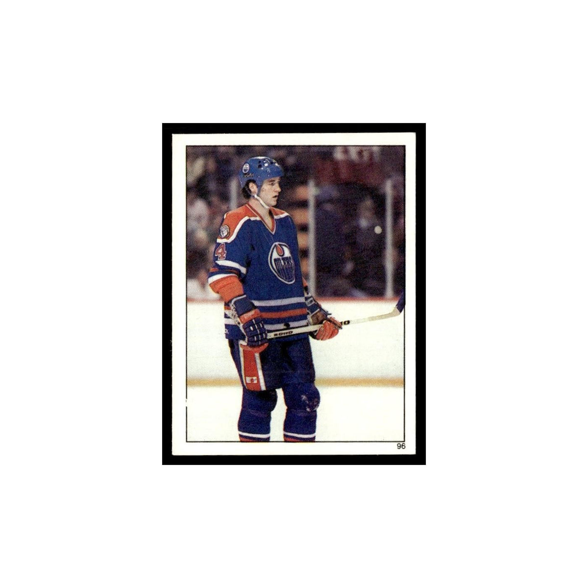 Kevin Lowe 1982 Topps Stickers #96 Edmonton Oilers Hockey Card EX