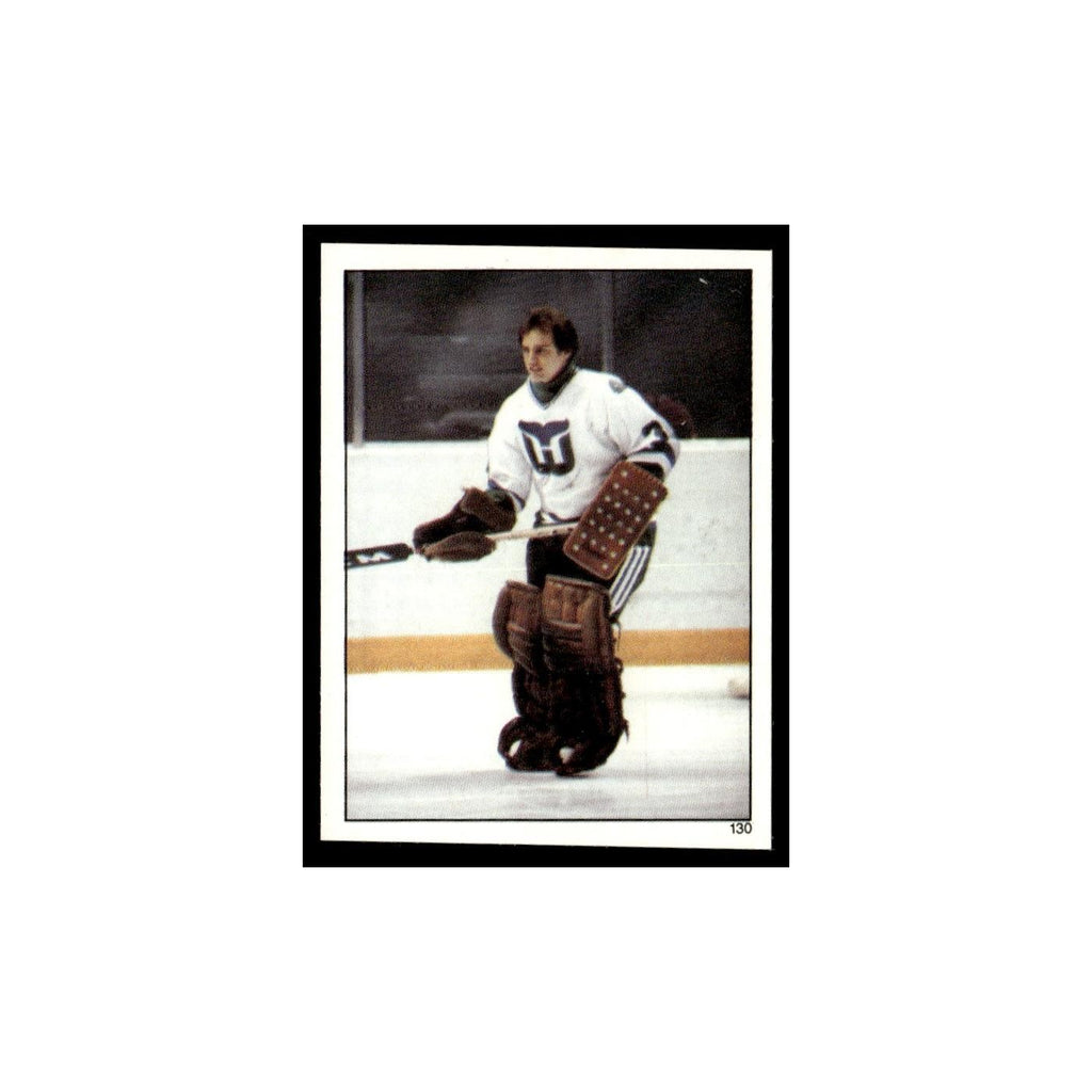 Greg Millen 1982 Topps Stickers #130 Hartford Whalers Hockey Card EX