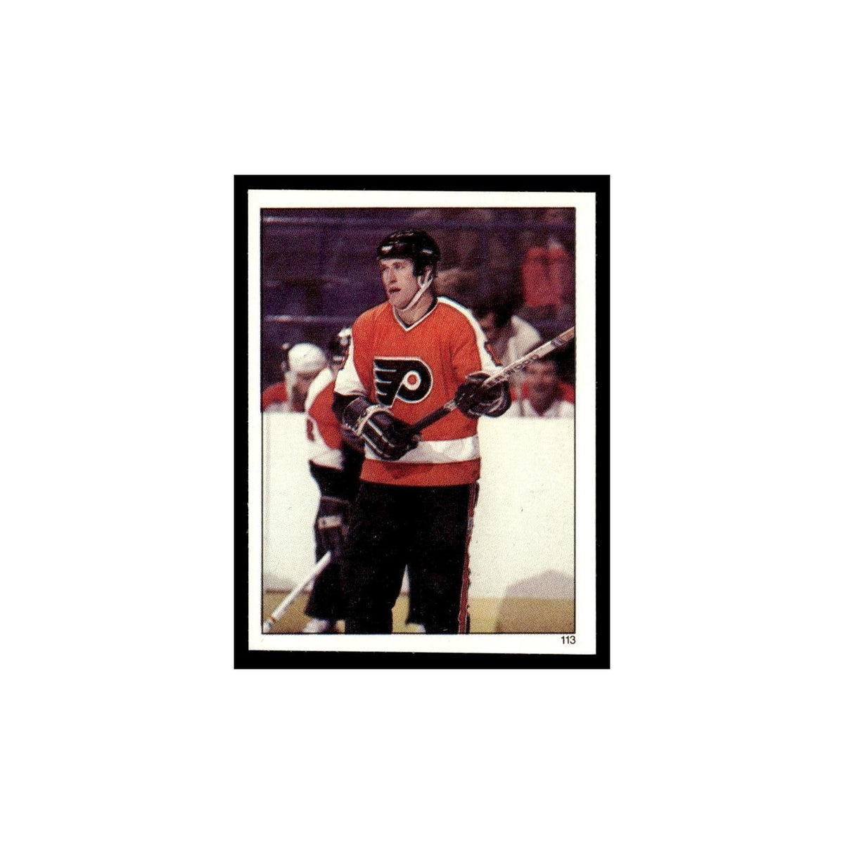 Ron Flockhart 1982 Topps Stickers #113 Philadelphia Flyers Hockey Card EX