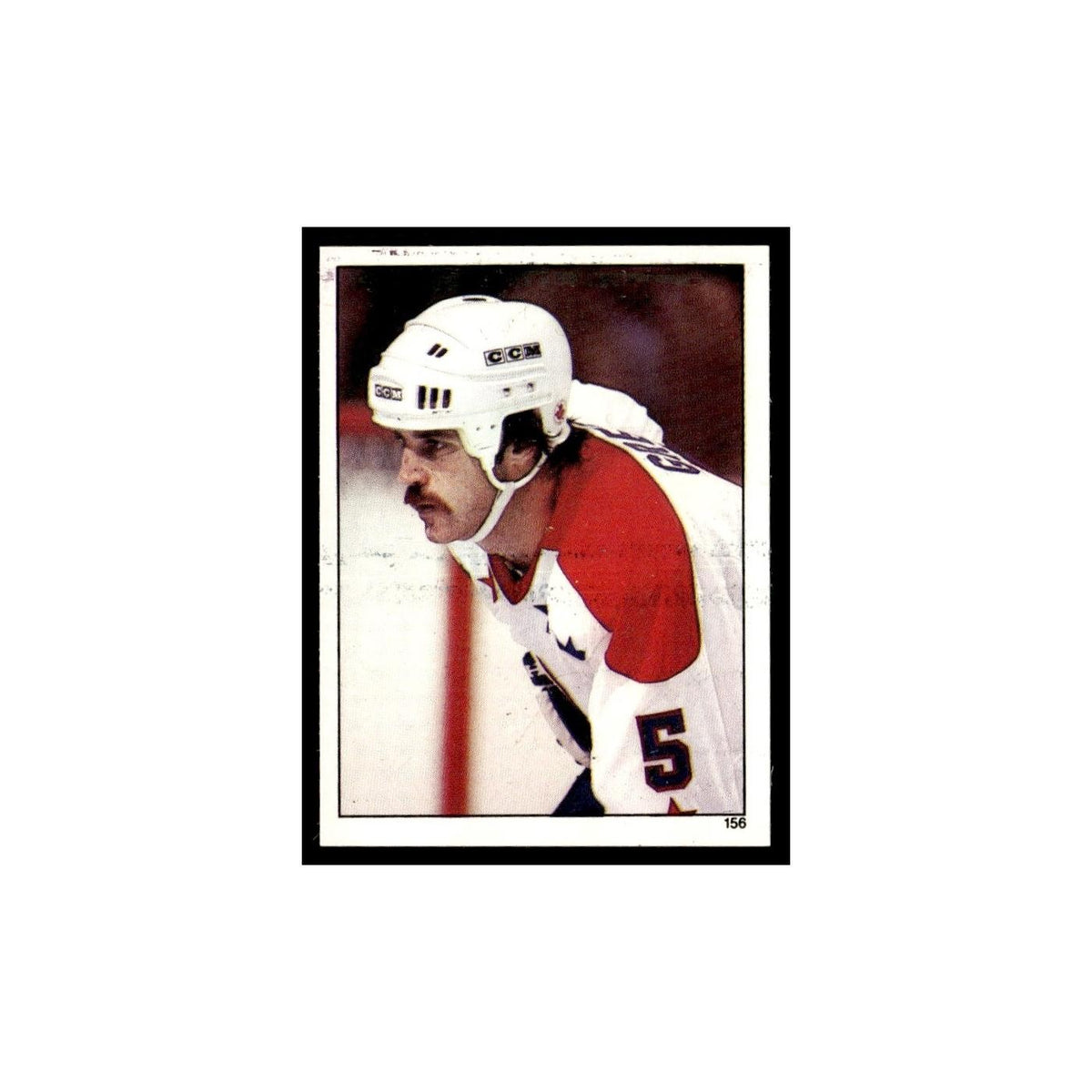 Rick Green 1982 Topps Stickers #156 Washington Capitals Hockey Card EX