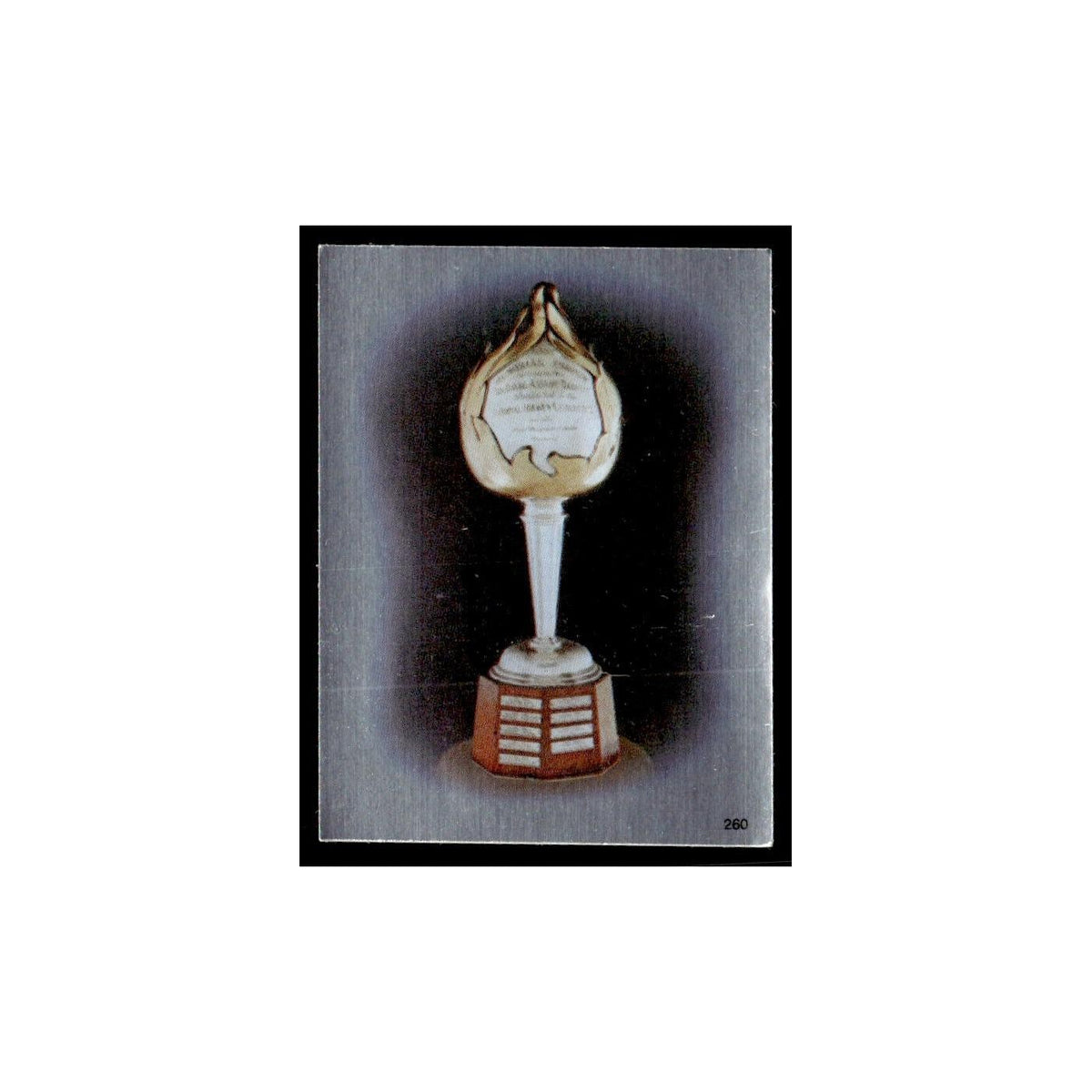 Hart Trophy 1982 Topps Stickers #260 Hockey Card EX