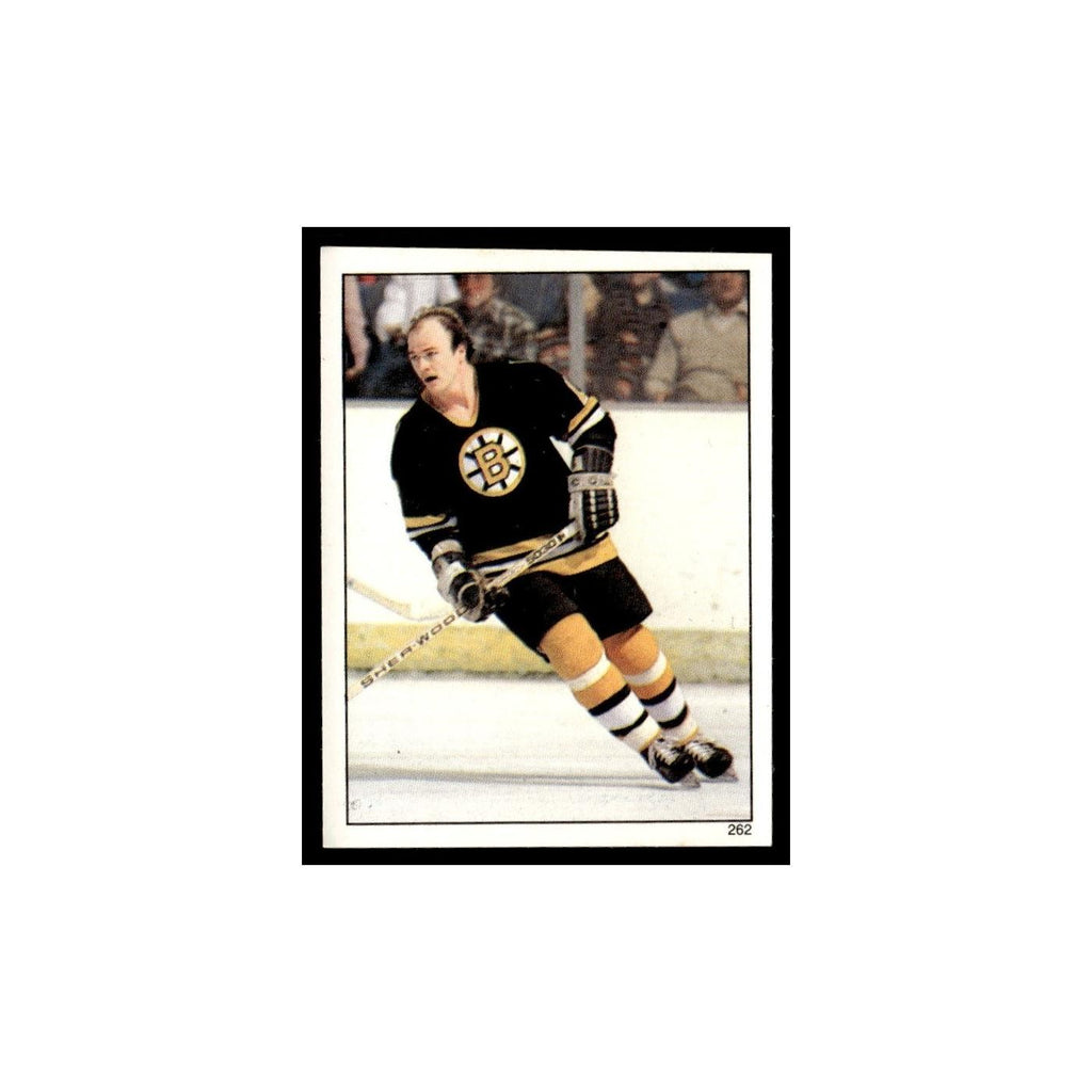 Rick Middleton 1982 Topps Stickers #262 Boston Bruins Hockey Card EX