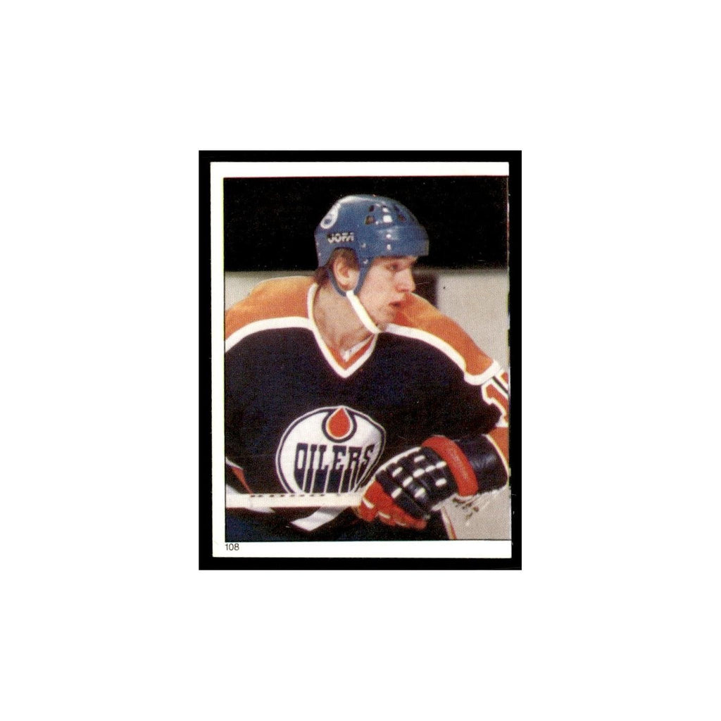 Jari Kurri 1982 Topps Stickers #108 Edmonton Oilers Hockey Card EX