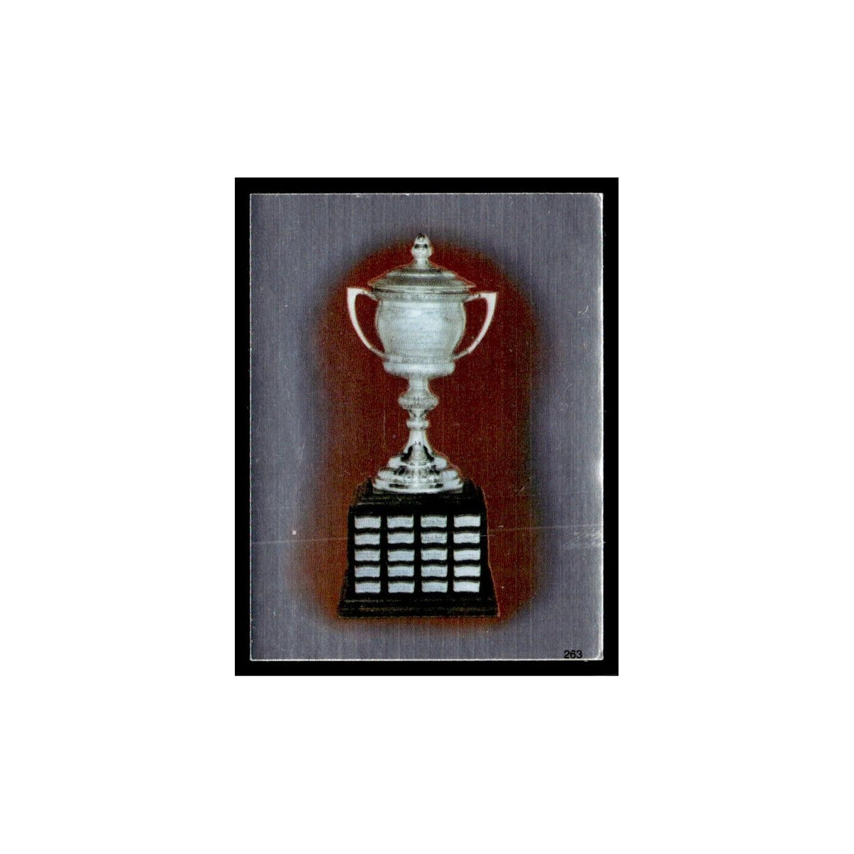 Lady Byng Trophy 1982 Topps Stickers #263 Hockey Card EX