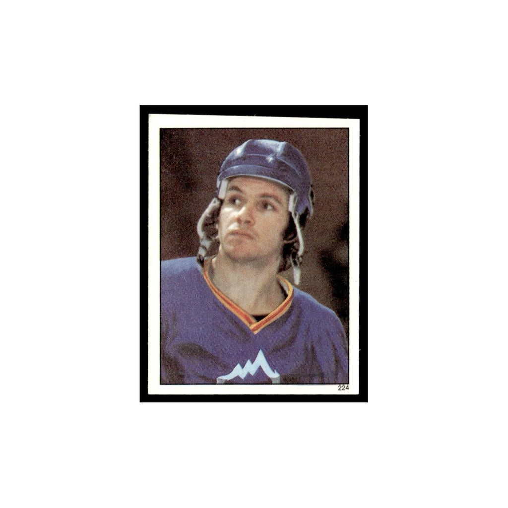 Don Lever 1982 Topps Stickers #224 Colorado Rockies Hockey Card EX