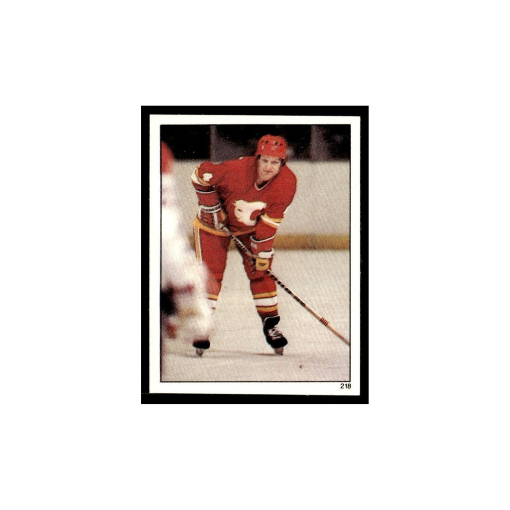 Pekka Rautakallio 1982 Topps Stickers #218 Calgary Flames Hockey Card EX