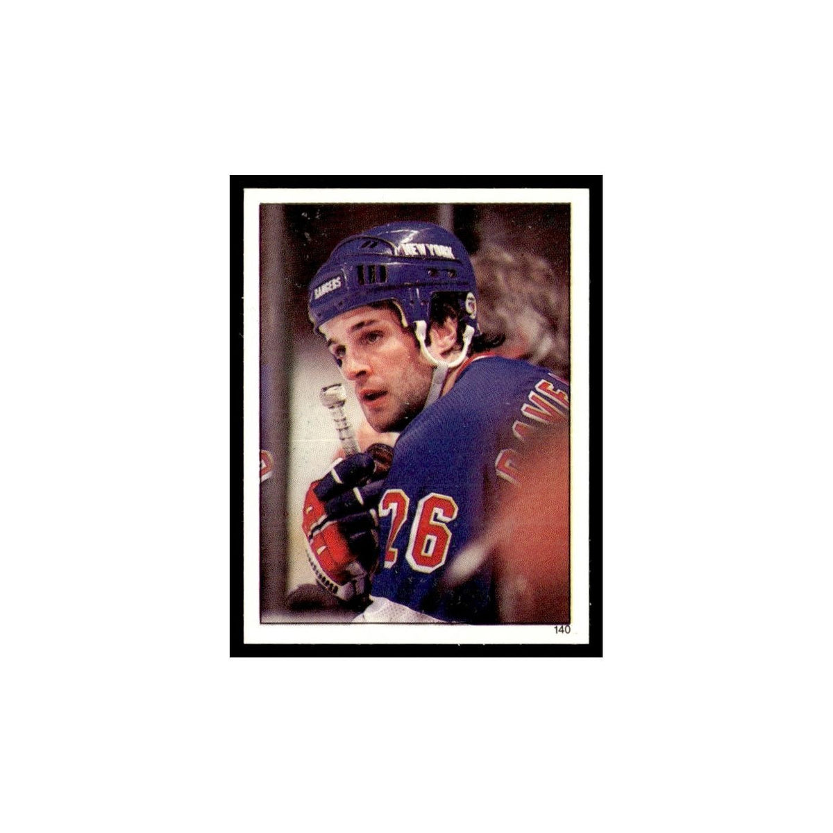 Dave Maloney 1982 Topps Stickers #140 New York Rangers Hockey Card EX