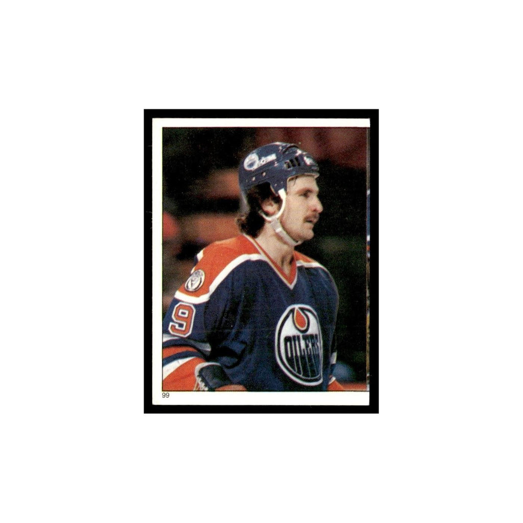 Glenn Anderson 1982 Topps Stickers #99 Edmonton Oilers Hockey Card EX