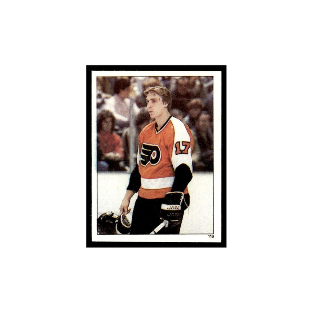 Paul Holmgren 1982 Topps Stickers #116 Philadelphia Flyers Hockey Card EX