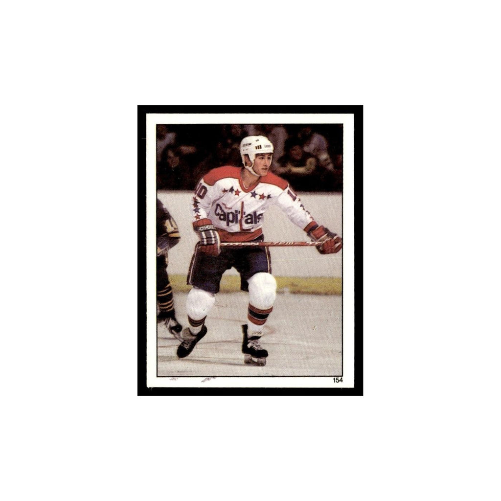 Bob Carpenter 1982 Topps Stickers #154 Washington Capitals Hockey Card EX