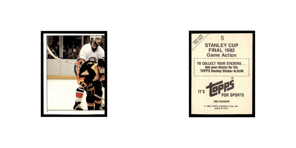 Stanley Cup Final 1982 1982 Topps Stickers #5 EX
